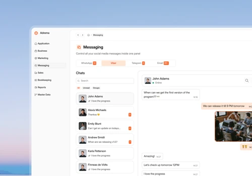 Adrema ERP UI/UX – Business Operations Platform