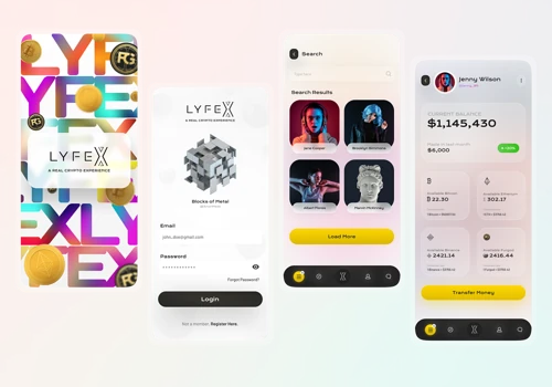 LYFEX - Mobile App UX/UI Design