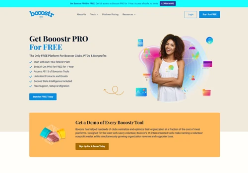 SaaS Platform Website for Nonprofits