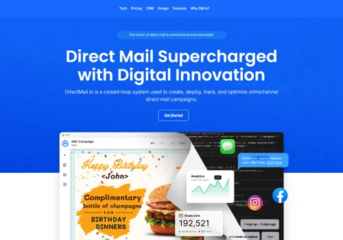 Omnichannel Direct Mail Automation Platform