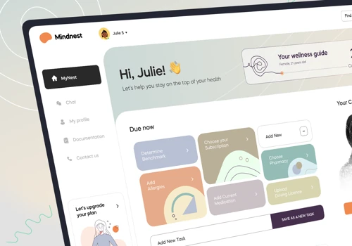 Wellbeing Online Platform UI/UX Design