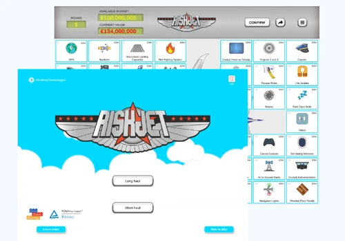 RiskJet - Game Based Learning Application