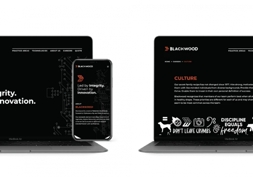 Blackwood Rebrand and Website