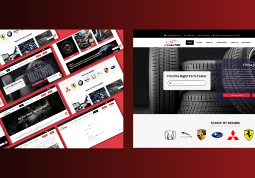 Web Design for The Used Auto Parts Retailer