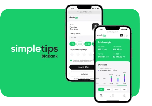 Mobile app for tipping