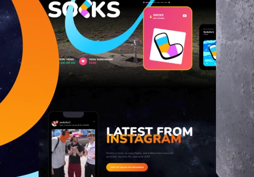 Digital services for SocksFor1 YouTuber