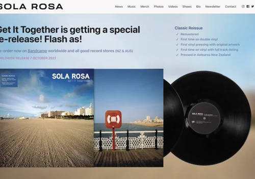 Sola Rosa - Bespoke WordPress redesign
