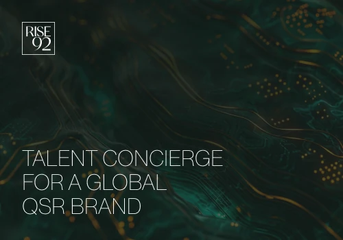 Talent Concierge for a Global QSR Brand