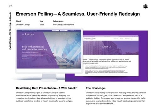 Emerson Polling—A Seamless, User-Friendly Redesign