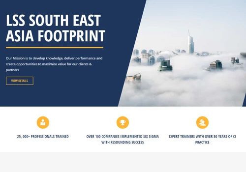 LSS Academy website design