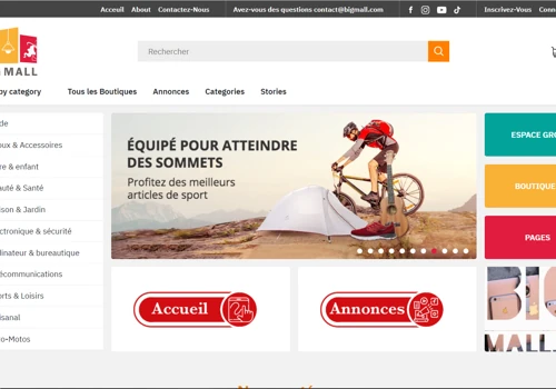 e-commerce website