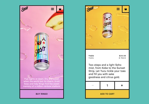 Shopify ecommerce for a US-based beverage company