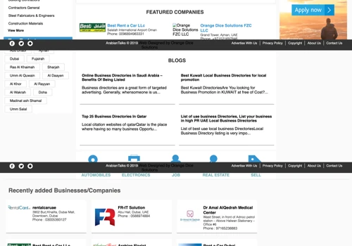 Arabiantalks | Middle East business directory
