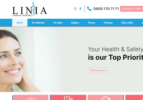 Linia Cosmetic - Website and Digital Marketing