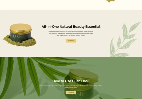 Redesign for better look and conversion