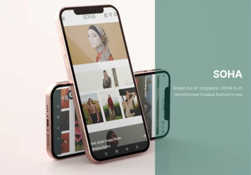 WearSoha Fashion Ecommerce Web, iOS, Android App