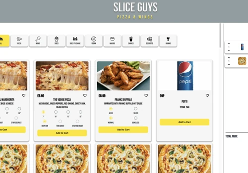 Sliceguys Website & Order Portal Development