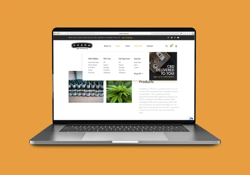Pharm CBD Website ReDesign
