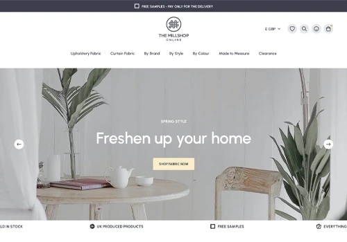 The Millshop Online Shopify Store