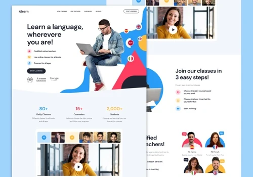 Ulearn - Online language learning platform