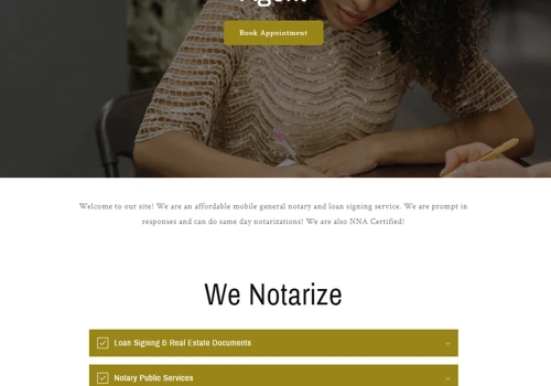 Notary Signing Agent Website
