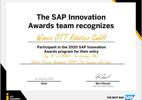 SAP Innovation Award