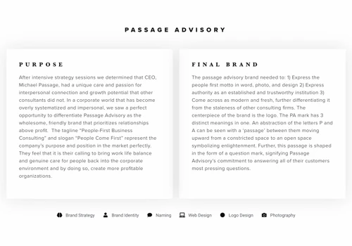 Passage Advisory