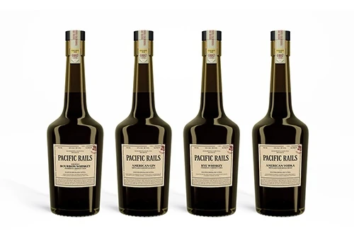 Pacific Rails Spirits | Alcohol Branding Design