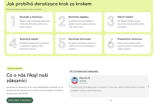 Website Development for Pest Control Company