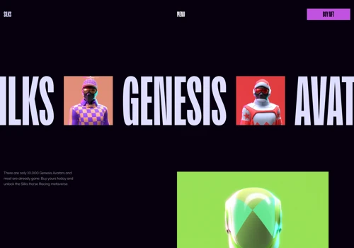 Silks Landing page