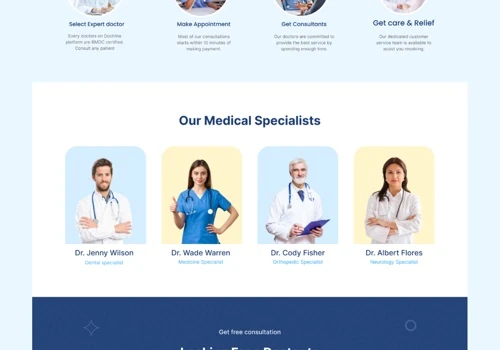 Health Care Landing Page