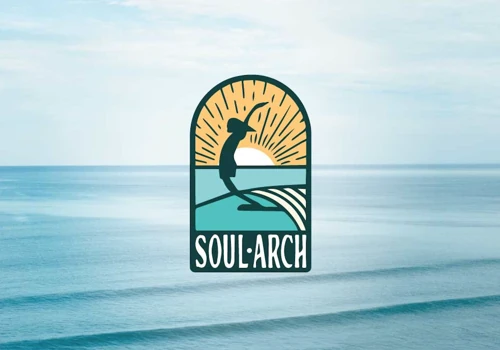 Logo design for soul arch surfing