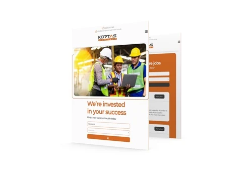 Kortas Recruitment - Website design