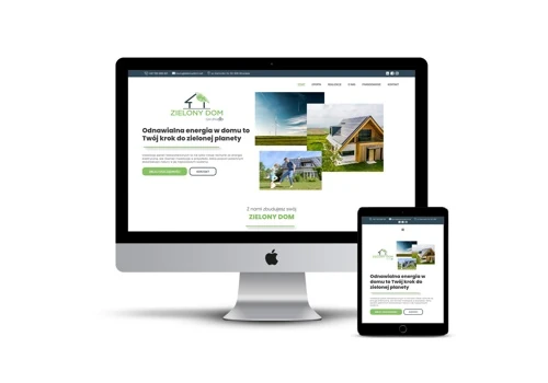 Zielony Dom - Website design