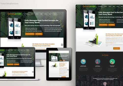 Web Survey SaaS Website for a Leading Research Firm