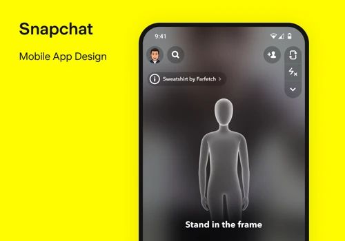 Snapchat UI/UX Design