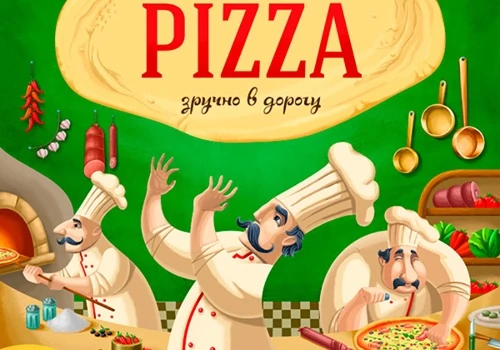Pizza Box Illustration & Design