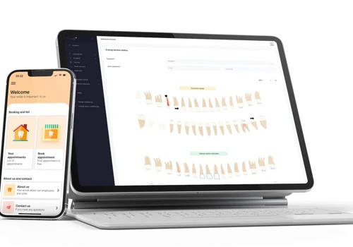 Dentelli mobile application and ERP for a dental c