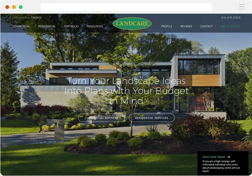 Landcare Website & SEO