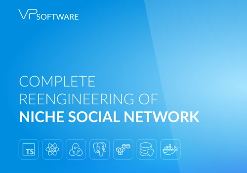 Complete Reengineering of a Niche Social Network
