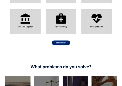 Burton Baker Law Website Design and Development