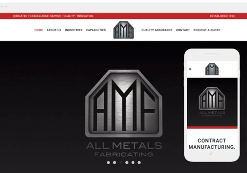 Website Redesign & SEO Services for All Metals Fabricating in Allen, Texas