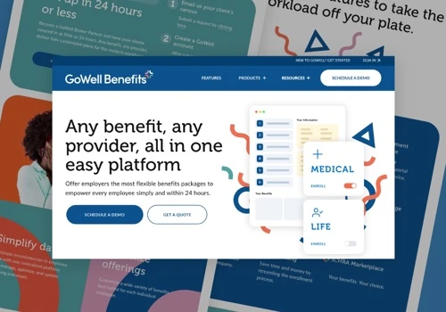GoWell Benefits Website & Branding