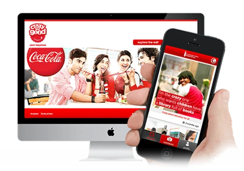 Coca Cola - 'Crazy For Good' Platform