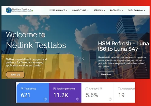 Website Development & SEO for Netlink Testlabs