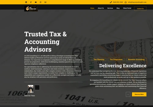 Redesigned Website for Accounting Firm