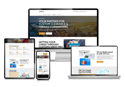 Portfolio Website For Logistics Company