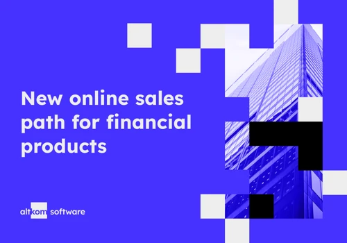 New online sales path for financial products