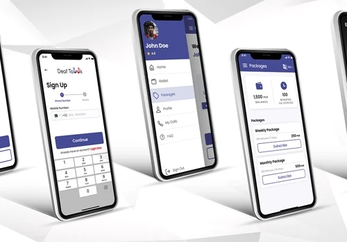 Deaftawk Mobile App Development