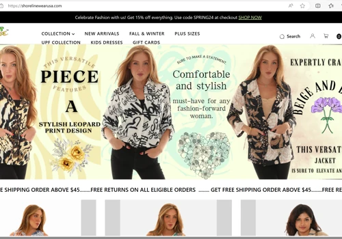 eCommerce Fashion Retail Website